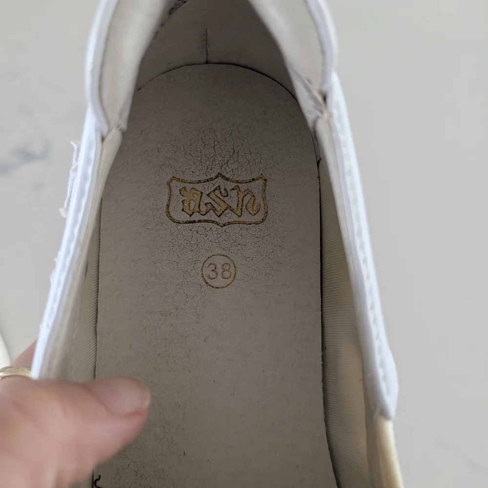 Ash White Slip-On Shoes with Star Design Size 8 - Picture 7 of 7